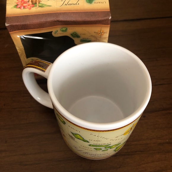 Hawaiian Islands Vintage map coffee mugs - Picture 4 of 6